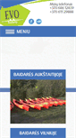 Mobile Screenshot of evobaidares.lt
